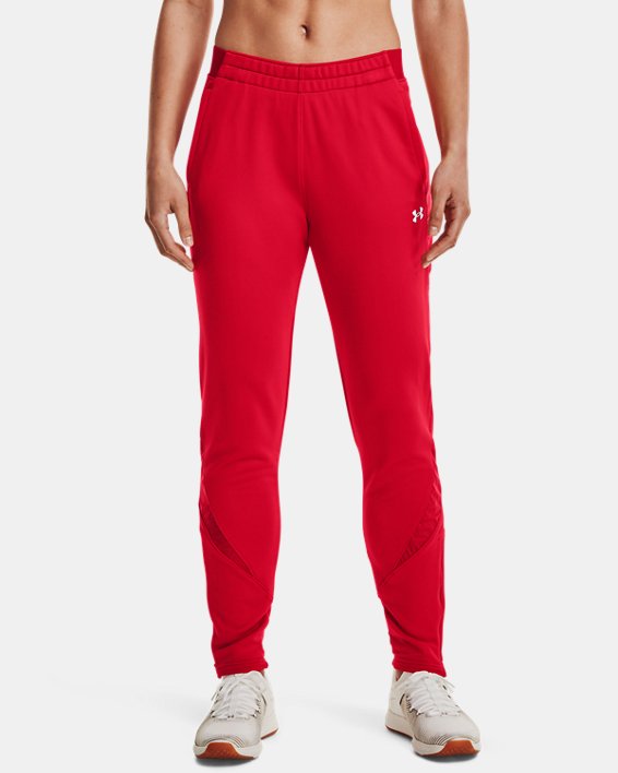 Women's UA Command Warm-Up Pants, Red, pdpMainDesktop image number 0